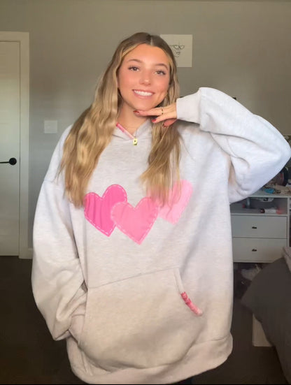 Triple Hearts Hoodie