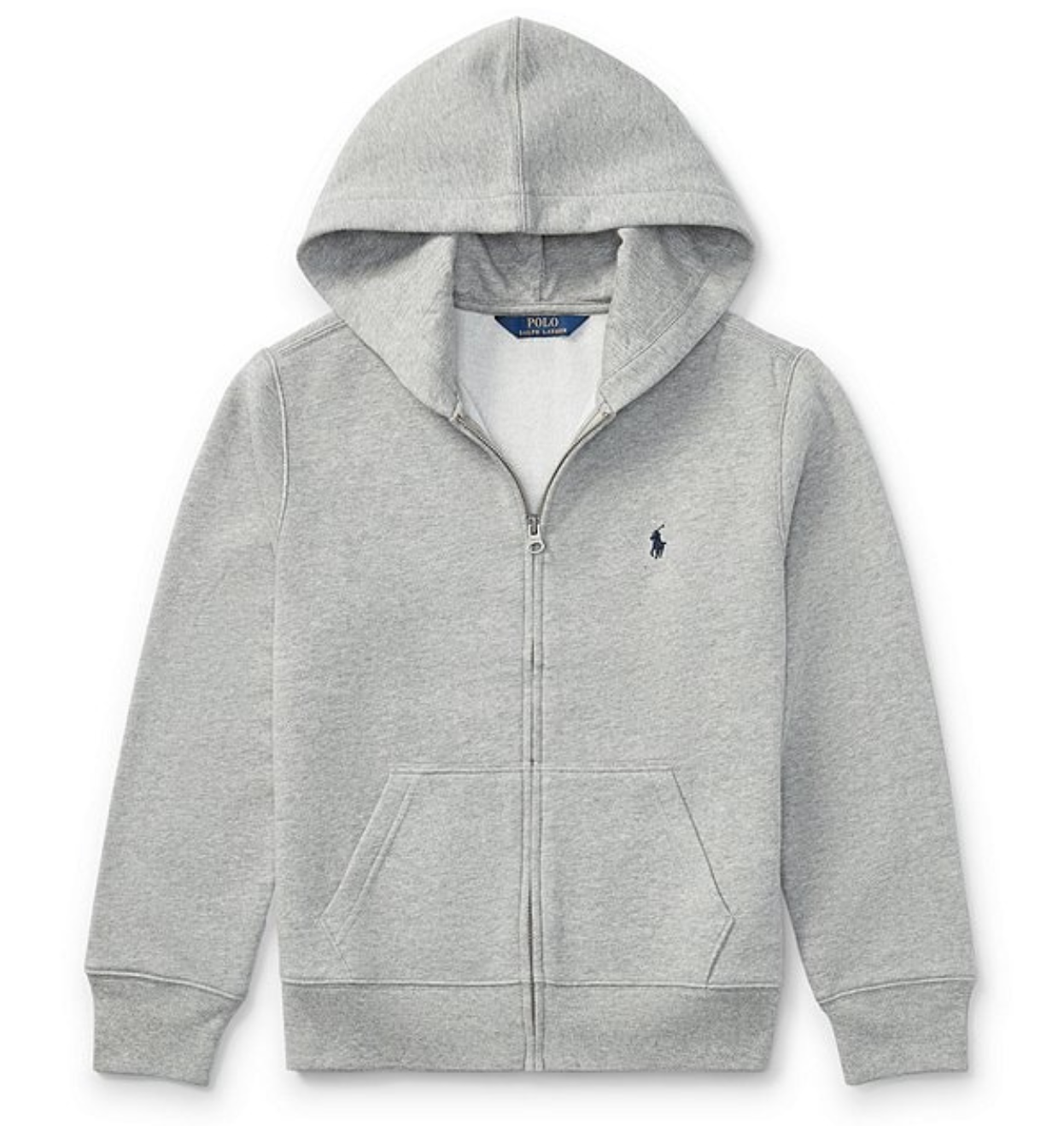 Unisex Polo Fleece Zip-Up