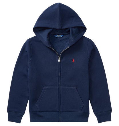 Unisex Polo Fleece Zip-Up